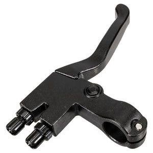 Dual brake lever with independent cable adjusters