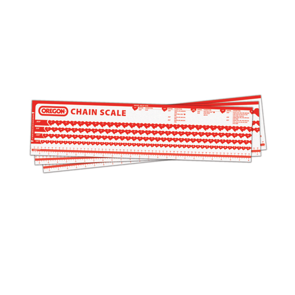 Oregon Saw Chain Measuring Chart