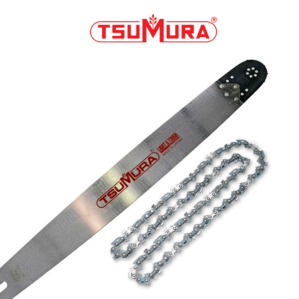 20" Tsumura Bar and E&S Semi Chisel Chain for Husqvarna