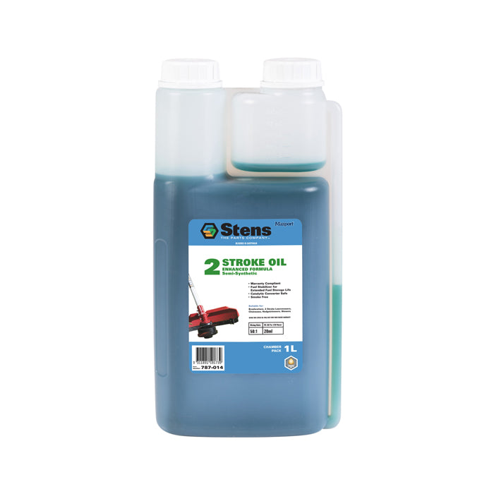 Stens 2-Stroke Oil - 1 Litre Easy Measure Bottle (JASO FD Rated)