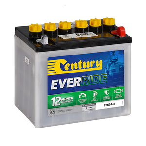 Ride On Mower Battery - 12 Volt (Century Ever Ride 12N24-3)