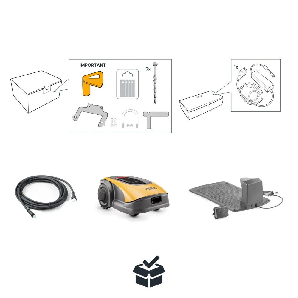 Stiga A1500 Autonomous Robot Mower-Mow Up To 2500 m2