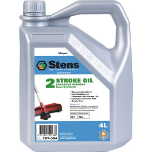 Stens 2-Stroke Oil - 4 Litre Bottle (JASO FD Rated)