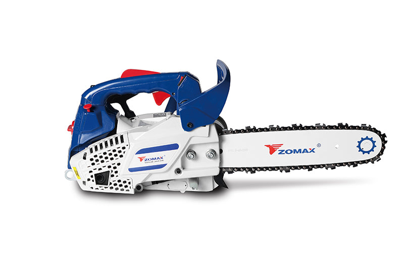 Zomax ZMC2501 Top Handle Arborist Chainsaw, 25.4cc, 10" Bar & Chain