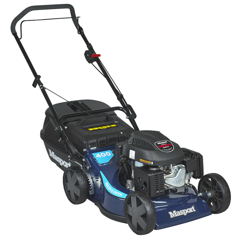 Masport 400AL 3'n'1 Mower, 159cc Engine, 18" Aloy Chassis