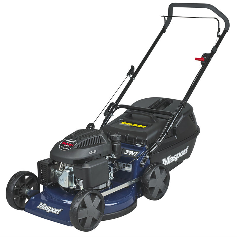 Masport 400AL 3'n'1 Mower, 159cc Engine, 18" Aloy Chassis
